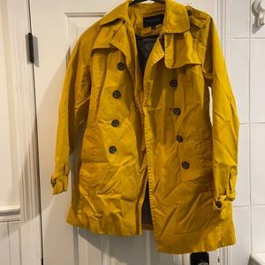 Yellow banana republic jacket extra small no belt
